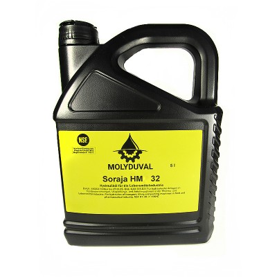 Гидравлическое масло MOLYDUVAL Soraja HM 32, канистра 5л
