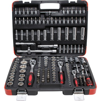 Набор головок 1/4"+3/8"+1/2" 172 предмета BGS 2283