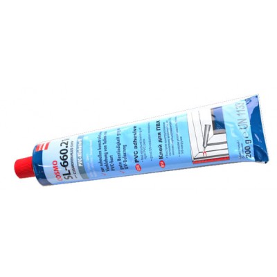 Клей для ПВХ Cosmofen Plus-S HV прозрачный 200г