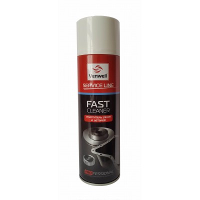 Очиститель узлов и деталей VENWELL Fast Cleaner, спрей 500 мл
