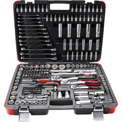 Набор инструментов 1/4"+3/8"+1/2", 216 предметов BGS 15216