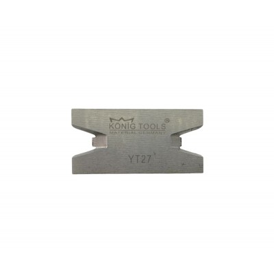 Нож зачистной для Elumatec Sturtz 19x40x3,0 Z=2 для белых профилей YT27