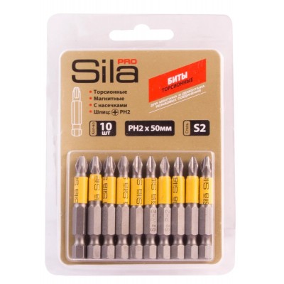 Бита 1/4" PH2 50мм SILA