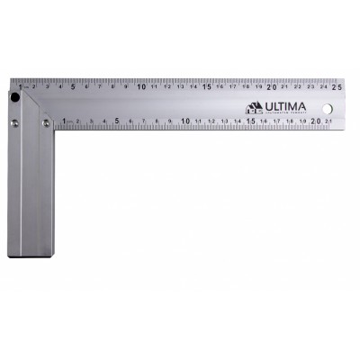 Угольник Ultima, 400 мм, алюминиевый, литой