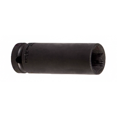 Головка ударная глубокая 1/2" 6-гранная, 19мм