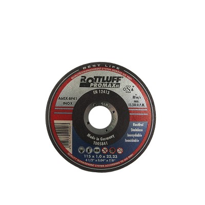 Круг отрезной по нержавеющей стали Promax Inox, 115х1,0х22,23