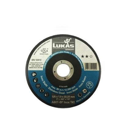 Круг отрезной по нержавеющей стали Promax Inox, 125х1,6х22,23