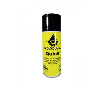 Монтажная паста Quick Spray MOLYDUVAL, спрей 400мл. Молибденовая смазка