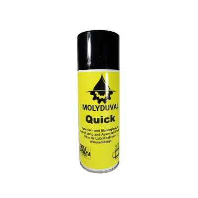 Монтажная паста Quick Spray MOLYDUVAL, спрей 400мл. Молибденовая смазка