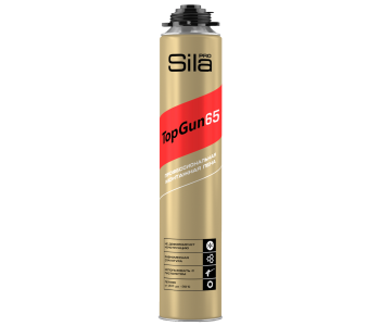 Пена профессиональная монтажная SILA PRO TopGun 65, 875мл