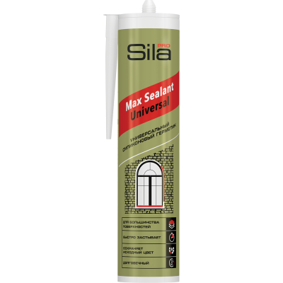 Силикон универсальный белый Sila PRO Max Sealant, 290 мл