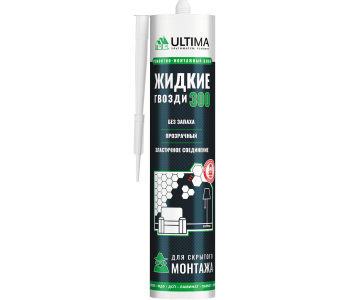 Клей для скрытого монтажа ULTIMA 300 прозрачный, 300г
